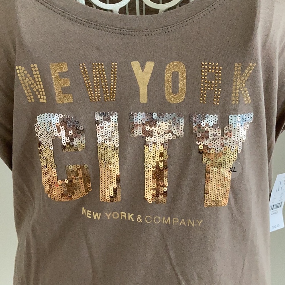 SHORT sleeve embellished tee - Picture 3 of 6